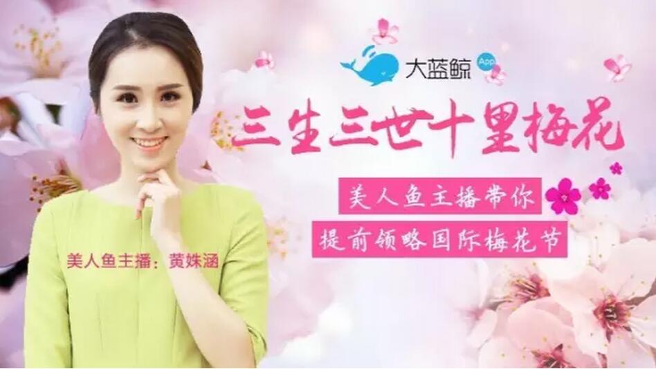 大蓝鲸美人鱼主播带你玩转南京国际梅花节